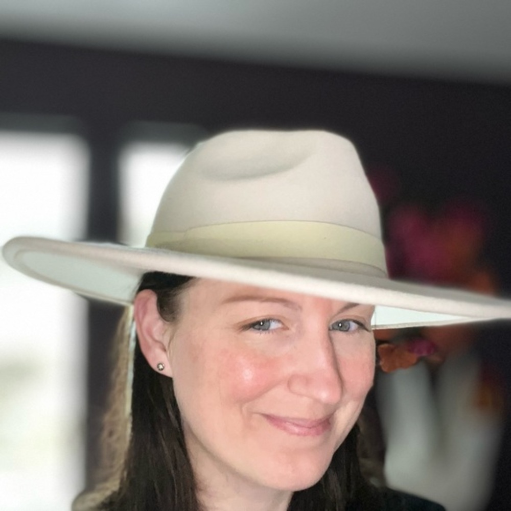 Western Boho Hat Treasure & Bond Ivory Felt cowboy Hat
